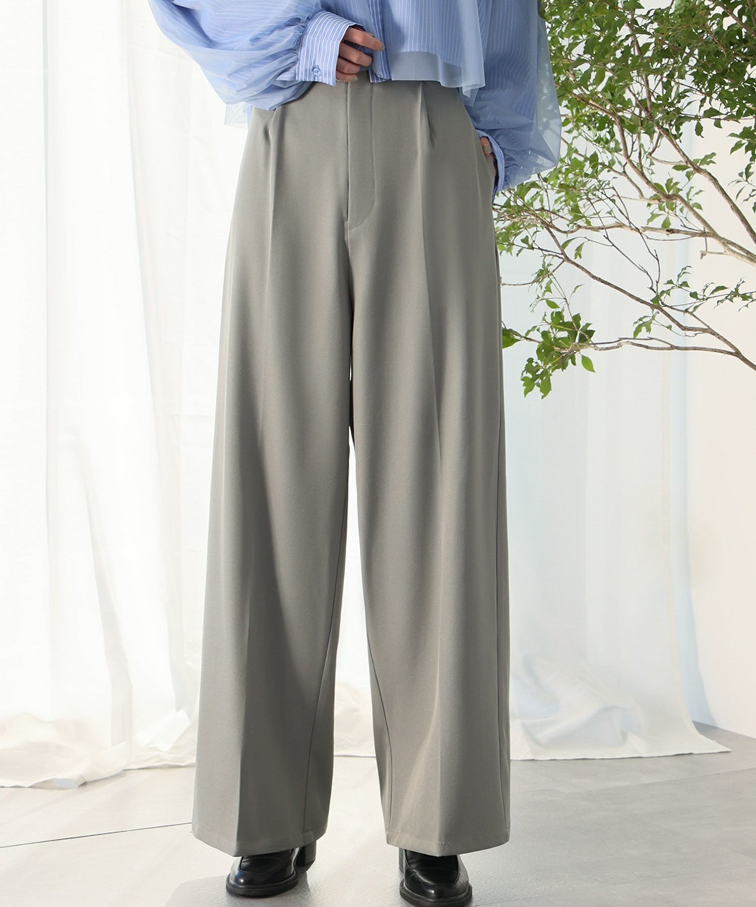 【アンピルーラ/Ampirula】のハイウエストタックワイドパンツ 人気、トレンドファッション・服の通販 founy(ファニー) 　ファッション　Fashion　レディースファッション　Fashion for Women　パンツ　Pants & Trousers　新作・新入荷　New Arrivals / New In　プチプライス・低価格　Affordable / Budget Price　 other-1|ID: prp329100004186770 ipo3291000000035503873