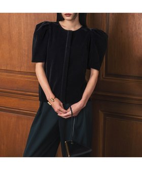 【エルフランク/ELFRANK】の【特別価格】上品ベロア*前後2wayエレガントトップス 人気、トレンドファッション・服の通販 founy(ファニー) ファッション Fashion レディースファッション Fashion for Women トップス・カットソー Cut & Sew Tops ベロアトップス Velour Tops / Velvet-Look Items 新作・新入荷 New Arrivals / New In プチプライス・低価格 Affordable / Budget Price ベロア Velour, Soft Velvet エレガント 上品 Elegant |ID:prp329100004221756