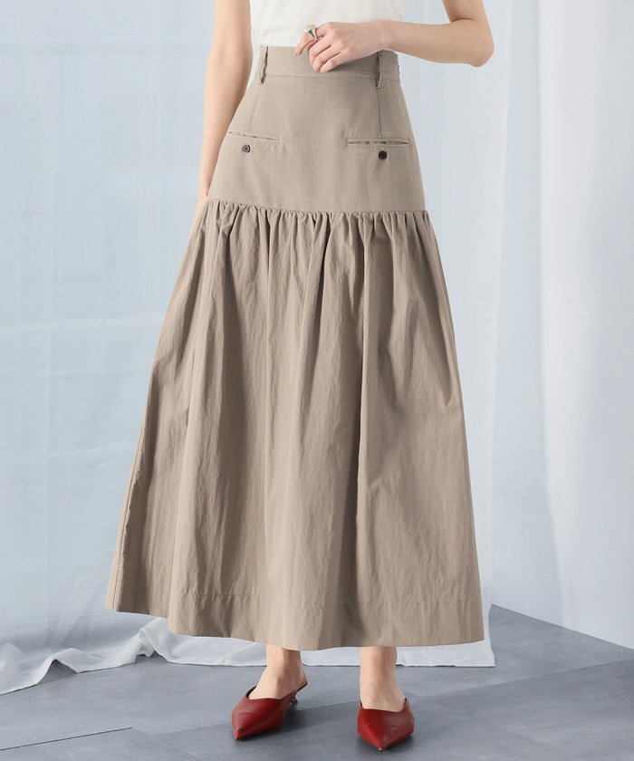 【アンピルーラ/Ampirula】の異素材切替ティアードスカート インテリア・キッズ・メンズ・レディースファッション・服の通販 founy(ファニー) https://founy.com/ ファッション Fashion レディースファッション Fashion for Women スカート Skirts ティアードスカート Tiered Skirts 新作・新入荷 New Arrivals / New In ティアードスカート Tiered Skirt, Flounced Skirt プチプライス・低価格 Affordable / Budget Price 切替 Switching, Contrast Panel |ID: prp329100004258584 ipo3291000000035900576