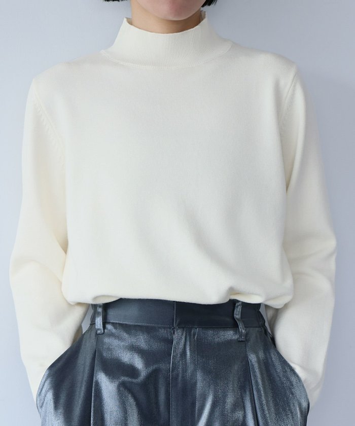 【ロワ/LOWO】のハイネックニットプルオーバー インテリア・キッズ・メンズ・レディースファッション・服の通販 founy(ファニー) https://founy.com/ ファッション Fashion レディースファッション Fashion for Women トップス・カットソー Cut & Sew Tops ニット Knit Tops & Sweaters カジュアルプルオーバー・ニットトップス Pullovers & Knit Tops / Casual Pullovers インナー Innerwear タートルネック Turtleneck, High Neck フィット Fit, Slim Fit プチプライス・低価格 Affordable / Budget Price 冬 Winter / This Winter 秋 Autumn |ID: prp329100004269186 ipo3291000000029670857