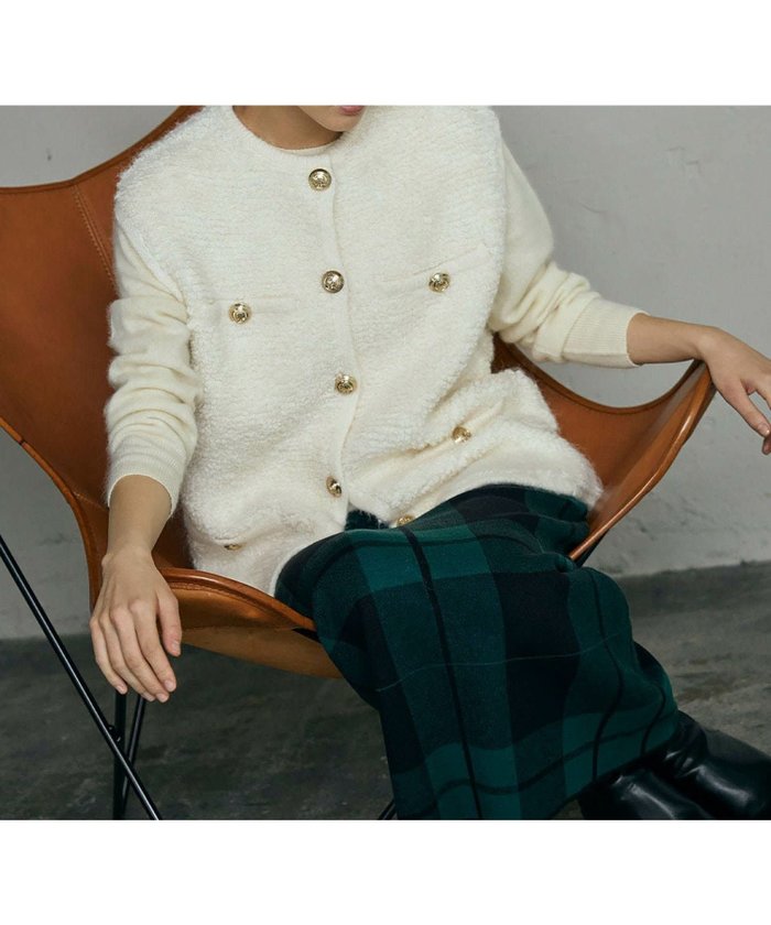 【エルフランク/ELFRANK】のループ編みニットジレ/ベスト インテリア・キッズ・メンズ・レディースファッション・服の通販 founy(ファニー) https://founy.com/ ファッション Fashion レディースファッション Fashion for Women アウター Coat / Outerwear Collection トップス・カットソー Cut & Sew Tops ニット Knit Tops & Sweaters ベスト&ジレ / 重ね着スタイル Vests & Gilets 新作・新入荷 New Arrivals / New In プチプライス・低価格 Affordable / Budget Price ベスト Vest, Waistcoat ループ Loop, Loop Knit |ID: prp329100004287067 ipo3291000000036168850