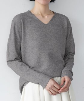 【ロワ/LOWO】のVネックニットプルオーバー 人気、トレンドファッション・服の通販 founy(ファニー) ファッション Fashion レディースファッション WOMEN トップス・カットソー Tops/Tshirt ニット Knit Tops プルオーバー Pullover Vネック V-Neck NEW・新作・新着・新入荷 New Arrivals インナー Inner フィット Fit フェミニン Feminine フレア Flare プチプライス・低価格 Affordable プリーツ Pleats ボトム Bottom 冬 Winter 秋 Autumn/Fall |ID:prp329100004291393