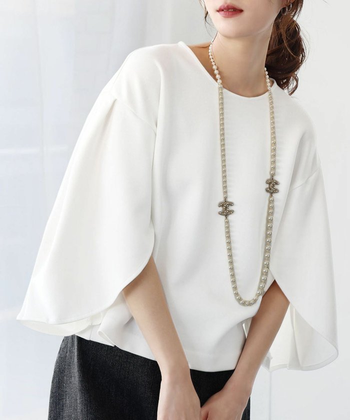 【エルフランク/ELFRANK】のチューリップスリーブダンボールプルオーバー Washable インテリア・キッズ・メンズ・レディースファッション・服の通販 founy(ファニー) https://founy.com/ ファッション Fashion レディースファッション Fashion for Women トップス・カットソー Cut & Sew Tops カジュアルプルオーバー・ニットトップス Pullovers & Knit Tops / Casual Pullovers 新作・新入荷 New Arrivals / New In プチプライス・低価格 Affordable / Budget Price |ID: prp329100004343300 ipo3291000000036168239