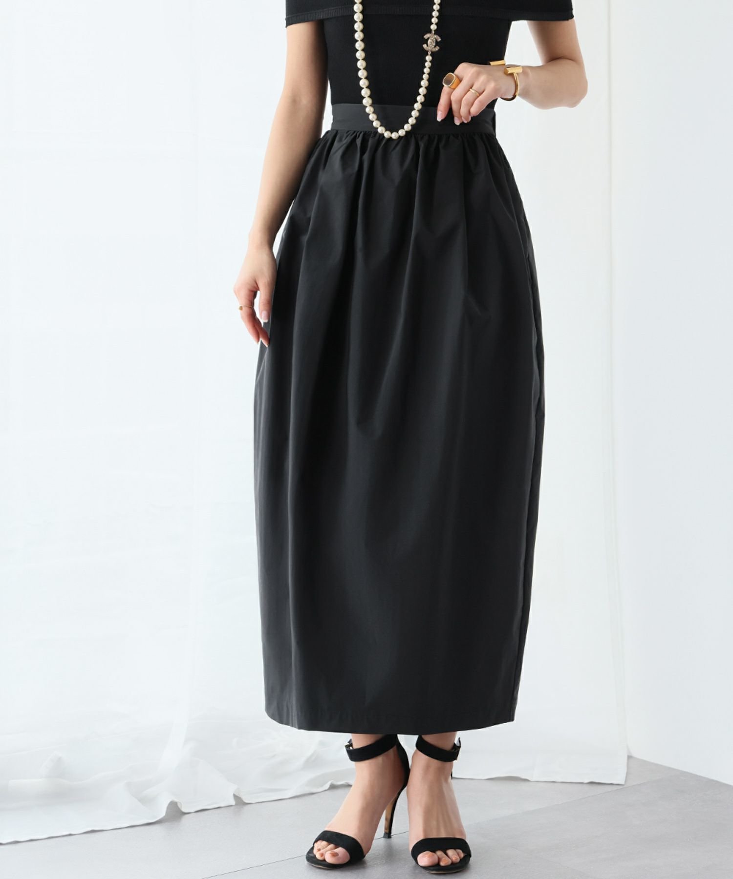 【エルフランク/ELFRANK】のバックスリットコクーンスカート Washable 人気、トレンドファッション・服の通販 founy(ファニー) 　ファッション　Fashion　レディースファッション　Fashion for Women　スカート　Skirts　バッグ　Bags　新作・新入荷　New Arrivals / New In　プチプライス・低価格　Affordable / Budget Price　 other-1|ID: prp329100004349566 ipo3291000000035900978