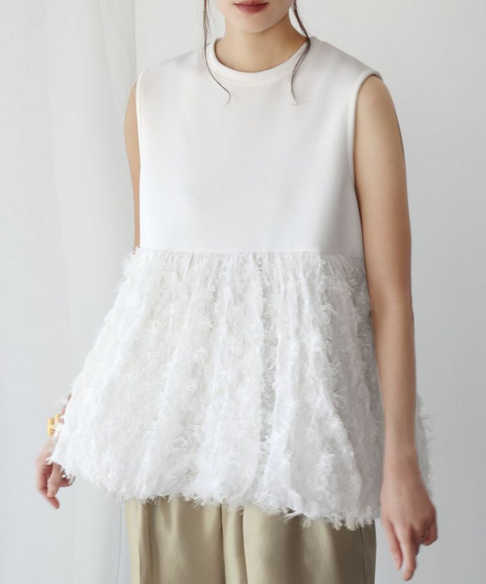 【エルフランク/ELFRANK】のカットジャガードドッキングカットソー Washable インテリア・キッズ・メンズ・レディースファッション・服の通販 founy(ファニー) https://founy.com/ ファッション Fashion レディースファッション Fashion for Women トップス・カットソー Cut & Sew Tops カットソー・ベーシックTシャツ Cut-and-Sewn Tops / Stretch Tees & Basics 新作・新入荷 New Arrivals / New In プチプライス・低価格 Affordable / Budget Price |ID: prp329100004349567 ipo3291000000036168668