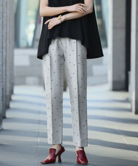 【エルフランク/ELFRANK】の【在庫限り!特別SALE】ドットテーパードパンツ Washable 人気、トレンドファッション・服の通販 founy(ファニー) ファッション Fashion レディースファッション Fashion for Women パンツ Pants & Trousers 新作・新入荷 New Arrivals / New In プチプライス・低価格 Affordable / Budget Price |ID:prp329100004349568