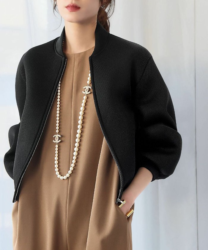 【エルフランク/ELFRANK】のボリュームスリーブメッシュブルゾン インテリア・キッズ・メンズ・レディースファッション・服の通販 founy(ファニー) https://founy.com/ ファッション Fashion レディースファッション Fashion for Women アウター Coat / Outerwear Collection ブルゾンジャケット・スポーティアウター Blouson Jackets トップス・カットソー Cut & Sew Tops ボリューム袖・フリルスリーブブラウス Voluminous & Ruffle Sleeves / Puffy Sleeve Tops 新作・新入荷 New Arrivals / New In プチプライス・低価格 Affordable / Budget Price |ID: prp329100004351244 ipo3291000000036168784