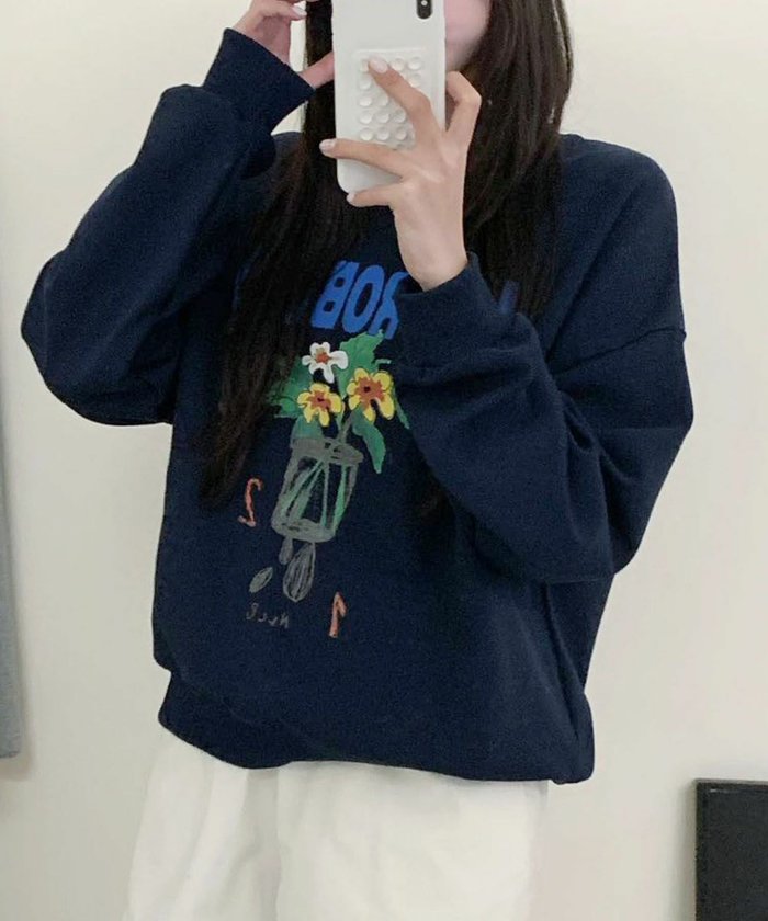 【ロワ/LOWO】の【2025SS】フラワープリントスウェットトップス インテリア・キッズ・メンズ・レディースファッション・服の通販 founy(ファニー) https://founy.com/ ファッション Fashion レディースファッション WOMEN トップス・カットソー Tops/Tshirt パーカ Sweats スウェット Sweat 花柄・フラワープリント・モチーフ Flower Patterns NEW・新作・新着・新入荷 New Arrivals 2025年 2025 2025春夏・S/S Ss,Spring/Summer,2025 デニム Denim フロント Front プチプライス・低価格 Affordable プリント Print ボトム Bottom 定番 Standard |ID: prp329100004370767 ipo3291000000030549316
