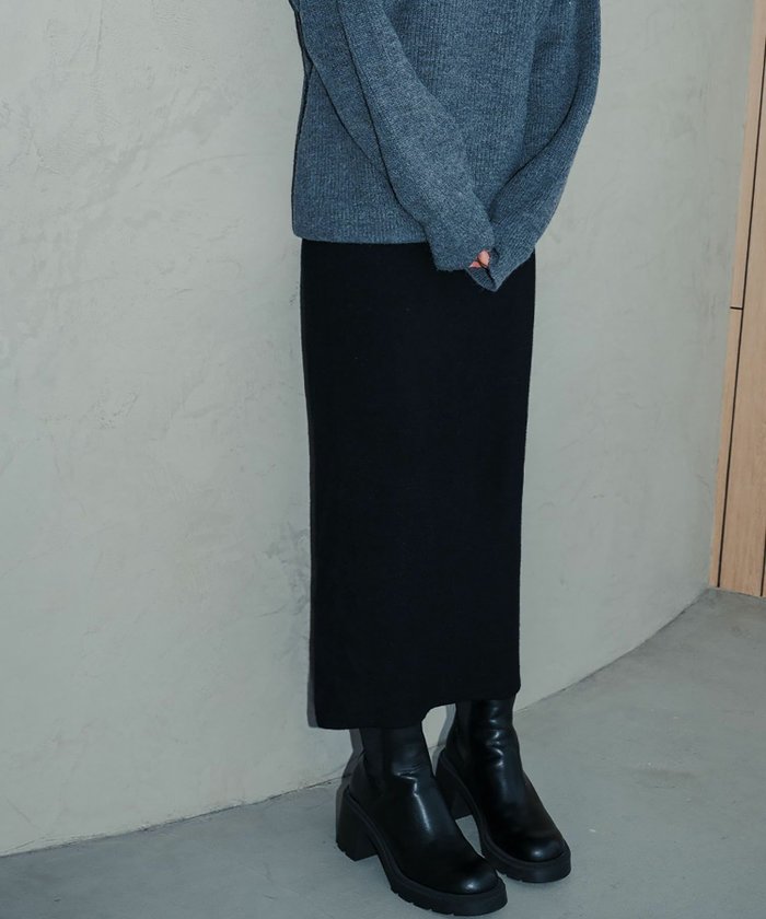 【アンピルーラ/Ampirula】のニットロングナロースカート インテリア・キッズ・メンズ・レディースファッション・服の通販 founy(ファニー) https://founy.com/ ファッション Fashion レディースファッション Fashion for Women スカート Skirts 新作・新入荷 New Arrivals / New In プチプライス・低価格 Affordable / Budget Price |ID: prp329100004382070 ipo3291000000035901556
