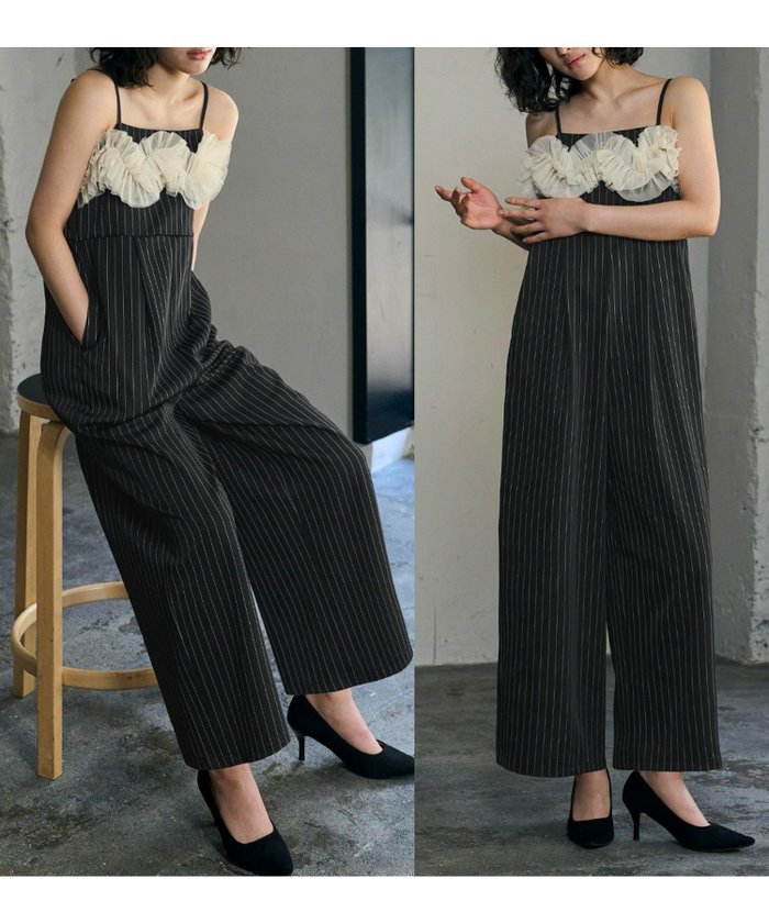 【ガール/GIRL】の【在庫限りの限定プライス】フリルドッキングオールインワンパンツドレス インテリア・キッズ・メンズ・レディースファッション・服の通販 founy(ファニー) https://founy.com/ ファッション Fashion レディースファッション Fashion for Women パンツ Pants & Trousers 新作・新入荷 New Arrivals / New In プチプライス・低価格 Affordable / Budget Price |ID: prp329100004433643 ipo3291000000035900425