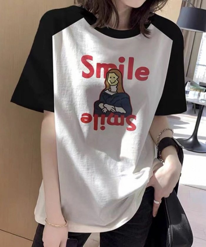 【ロワ/LOWO】のコットン素材フロントプリントTシャツ インテリア・キッズ・メンズ・レディースファッション・服の通販 founy(ファニー) https://founy.com/ ファッション Fashion レディースファッション Fashion for Women トップス・カットソー Cut & Sew Tops シャツ・ブラウス・オフィスカジュアル Elegant Blouses & Button-Ups ロングTシャツ・Tシャツ Longline T-Shirts & Tees ジャケット Jacket, Outerwear フロント Front, Front Design プチプライス・低価格 Affordable / Budget Price プリント Print, Printed Pattern リラックス Relax, Relaxed Fit |ID: prp329100004440349 ipo3291000000031025417