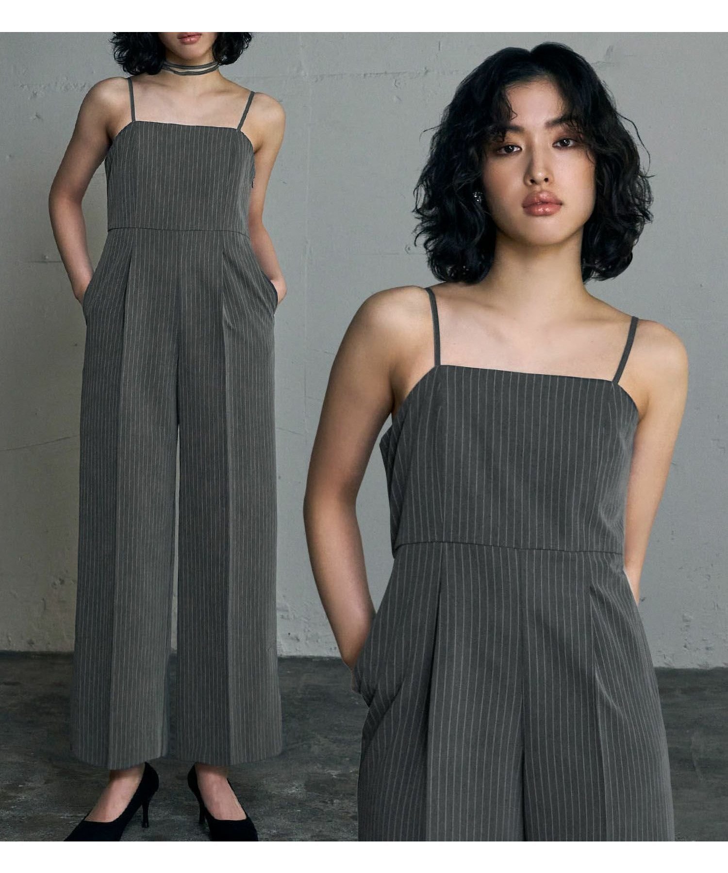 【ガール/GIRL】の【ANDRESD】ピンストライプオールインワンパンツドレス 人気、トレンドファッション・服の通販 founy(ファニー) 　ファッション　Fashion　レディースファッション　Fashion for Women　パンツ　Pants & Trousers　新作・新入荷　New Arrivals / New In　プチプライス・低価格　Affordable / Budget Price　 other-1|ID: prp329100004440371 ipo3291000000035899722