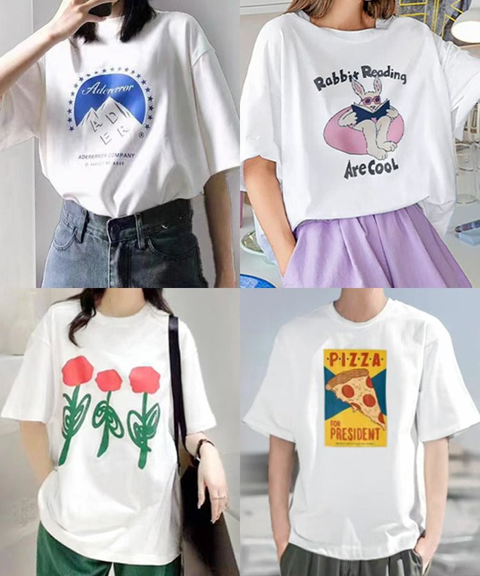 【ロワ/LOWO】のアソートプリント半袖クルーネックTシャツ インテリア・キッズ・メンズ・レディースファッション・服の通販 founy(ファニー) https://founy.com/ ファッション Fashion レディースファッション Fashion for Women トップス・カットソー Cut & Sew Tops シャツ・ブラウス・オフィスカジュアル Elegant Blouses & Button-Ups ロングTシャツ・Tシャツ Longline T-Shirts & Tees カットソー Cut and Sewn Top ジャケット Jacket, Outerwear スラックス Slacks, Dress Pants デニム Denim, Jeans Material プチプライス・低価格 Affordable / Budget Price 半袖 Short Sleeve, Half Sleeve |ID: prp329100004449831 ipo3291000000031119812