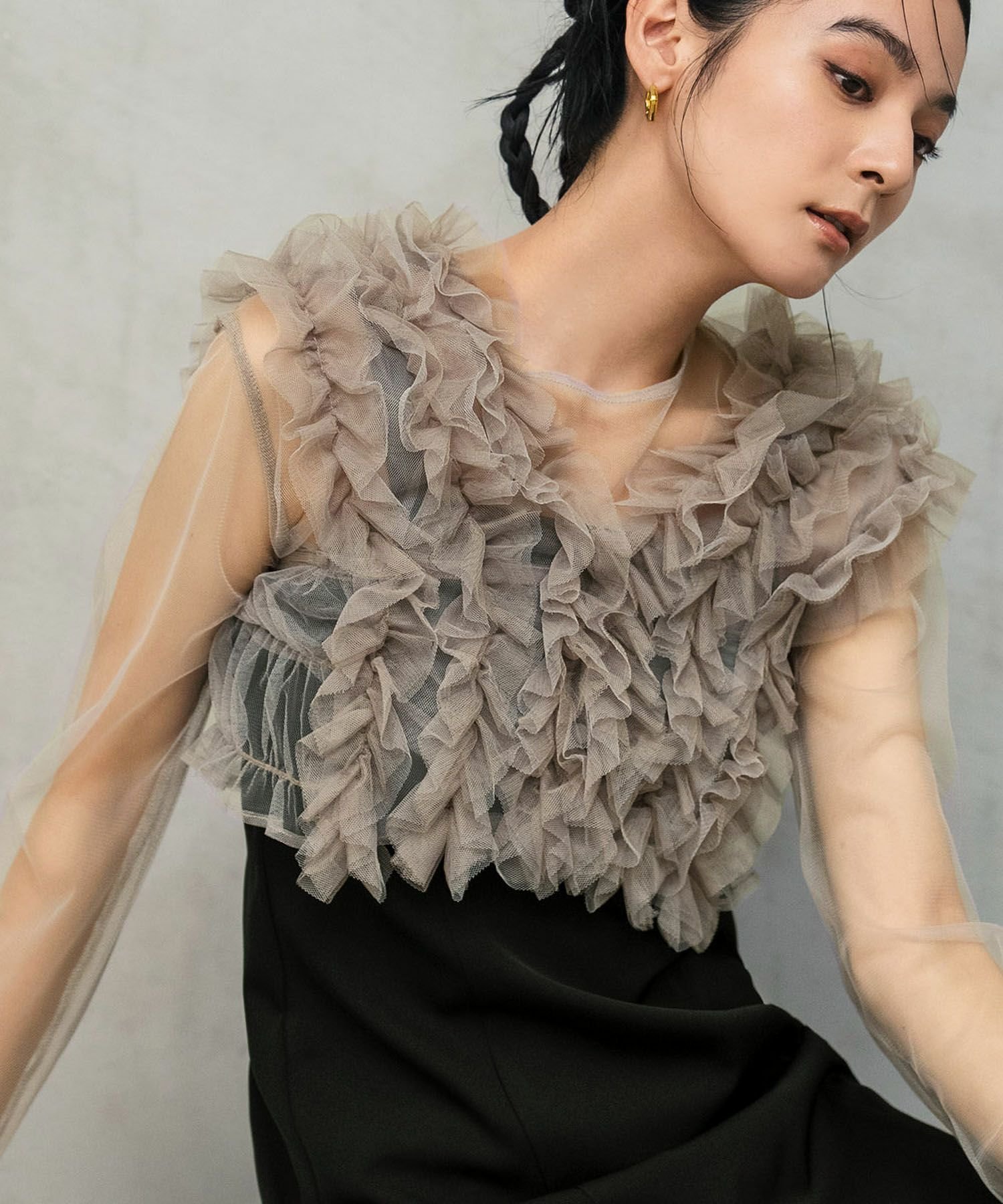 【ガール/GIRL】のチュールフリルベスト&シアーブラウス&ロングワンピースの3点セットパーティードレス 人気、トレンドファッション・服の通販 founy(ファニー) 　ファッション　Fashion　レディースファッション　Fashion for Women　アウター　Coat / Outerwear Collection　ワンピース　Dresses　フォーマル・パーティードレス・結婚式用ドレス　Elegant & Casual Dresses　新作・新入荷　New Arrivals / New In　ドレス　Dress, One-Piece　プチプライス・低価格　Affordable / Budget Price　ロング　Long, Long-Length　 other-1|ID: prp329100004449851 ipo3291000000035357032