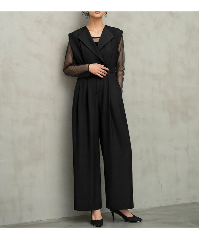 【ガール/GIRL】のシアーブラウス&オールインワンパンツドレスの2点セットパーティードレス インテリア・キッズ・メンズ・レディースファッション・服の通販 founy(ファニー) https://founy.com/ ファッション Fashion レディースファッション Fashion for Women パンツ Pants & Trousers 新作・新入荷 New Arrivals / New In ドレス Dress, One-Piece プチプライス・低価格 Affordable / Budget Price |ID: prp329100004452047 ipo3291000000035899832