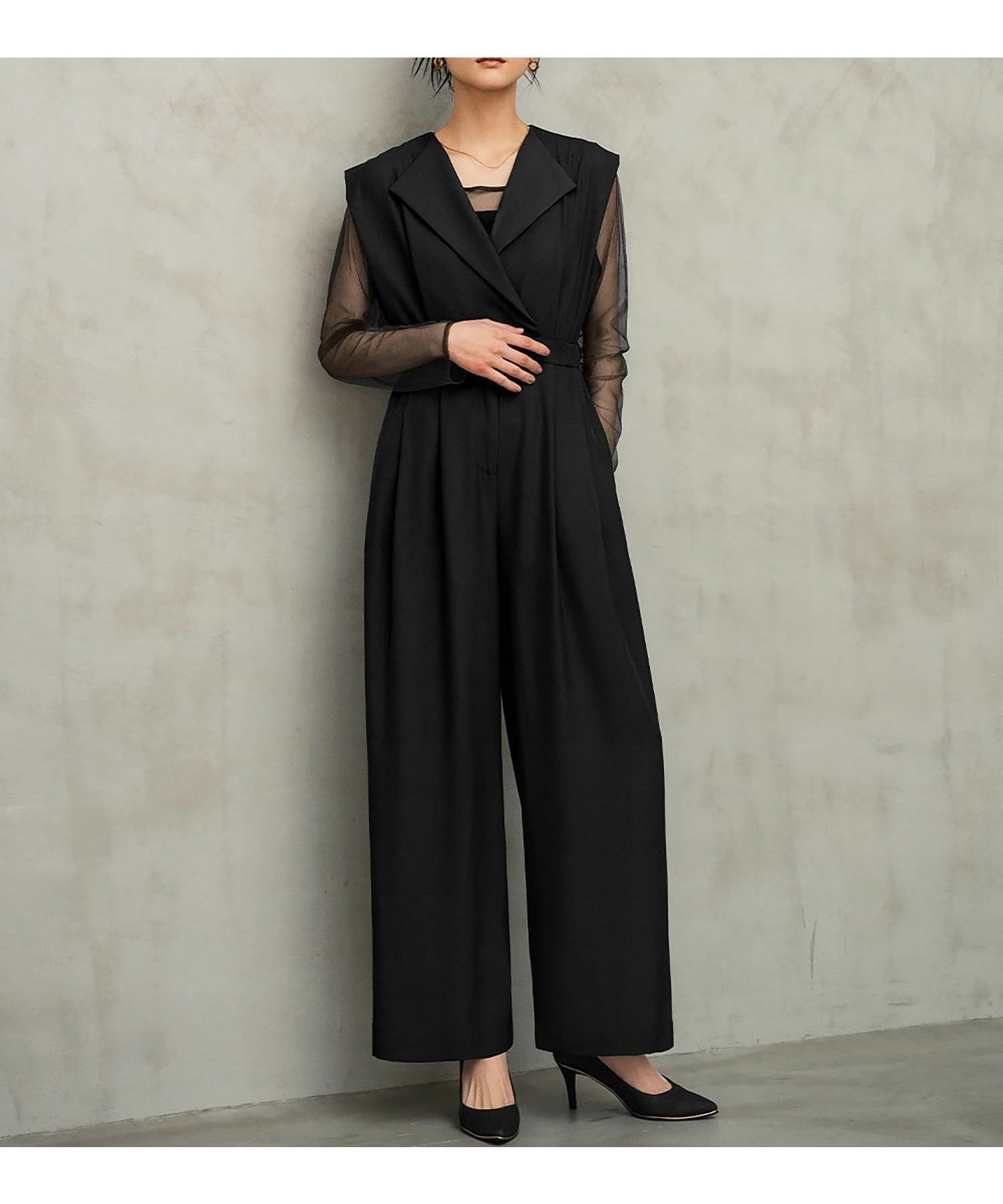 【ガール/GIRL】のシアーブラウス&オールインワンパンツドレスの2点セットパーティードレス 人気、トレンドファッション・服の通販 founy(ファニー) 　ファッション　Fashion　レディースファッション　Fashion for Women　パンツ　Pants & Trousers　新作・新入荷　New Arrivals / New In　ドレス　Dress, One-Piece　プチプライス・低価格　Affordable / Budget Price　 other-1|ID: prp329100004452047 ipo3291000000035899832