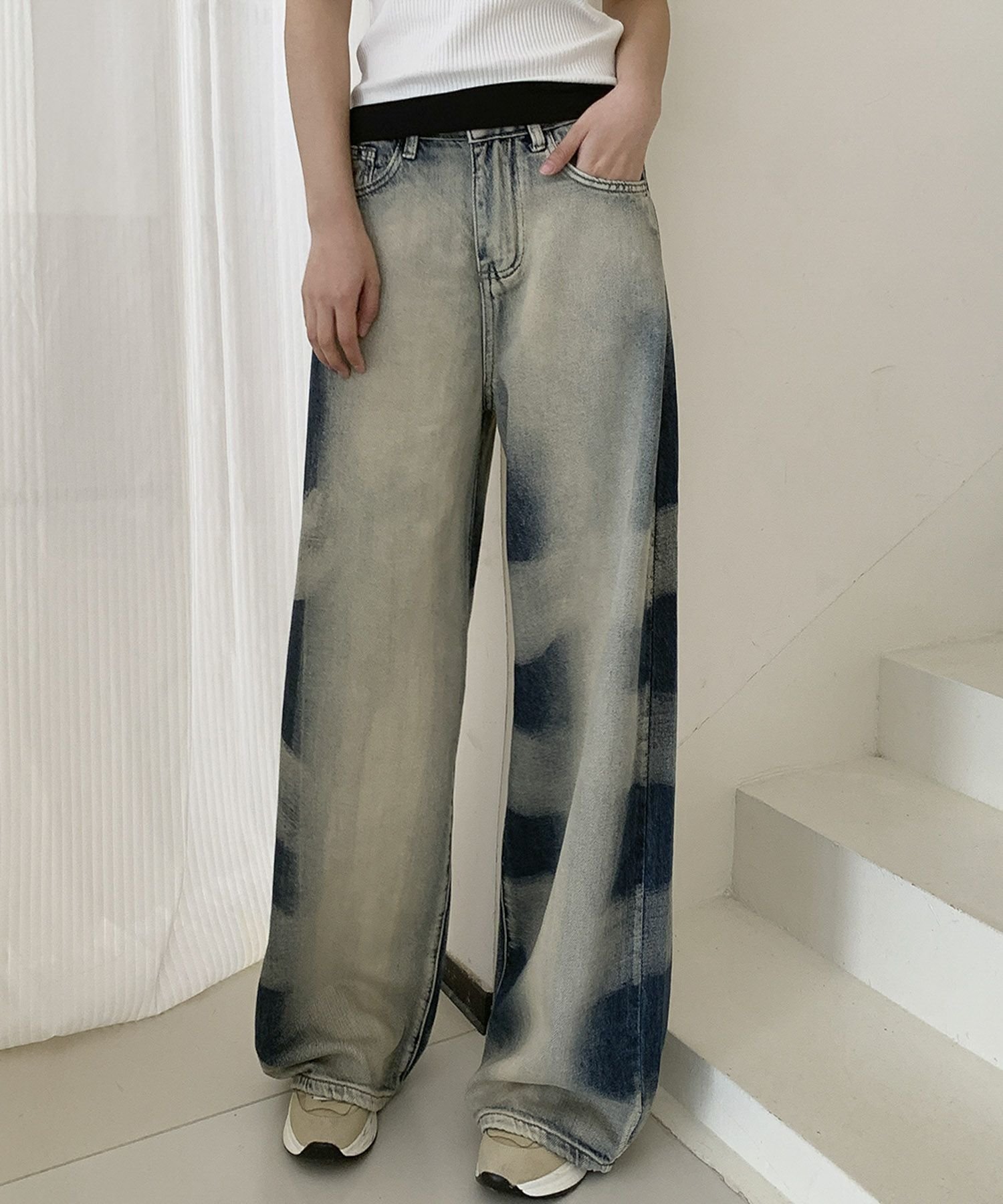 【ロワ/LOWO】のユーズド加工ワイドシルエットルーズデニムパンツ 人気、トレンドファッション・服の通販 founy(ファニー) 　ファッション　Fashion　レディースファッション　Fashion for Women　パンツ　Pants & Trousers　デニムパンツ・ジーンズ・美脚デニム　Denim Jeans & Pants　新作・新入荷　New Arrivals / New In　プチプライス・低価格　Affordable / Budget Price　ユーズド　Used, Vintage-Look　 other-1|ID: prp329100004456682 ipo3291000000035899852