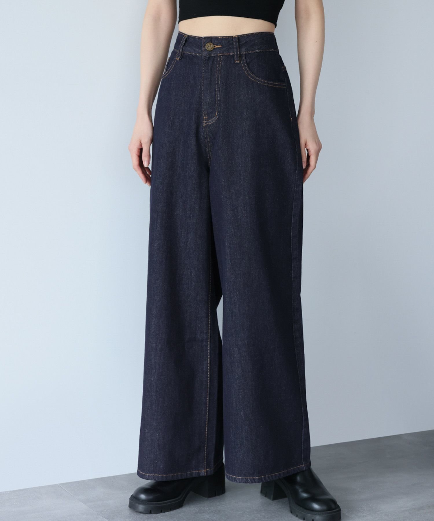 【ロワ/LOWO】のハイウエストスーパーワイドデニムパンツ 人気、トレンドファッション・服の通販 founy(ファニー) 　ファッション　Fashion　レディースファッション　WOMEN　パンツ　Pants　デニムパンツ　Denim Pants　NEW・新作・新着・新入荷　New Arrivals　おすすめ　Recommend　コンパクト　Compact　スタイリッシュ　Stylish　トレンド　Trend　バランス　Balance　プチプライス・低価格　Affordable　リラックス　Relax　ワイド　Wide　 other-1|ID: prp329100004465058 ipo3291000000031280080