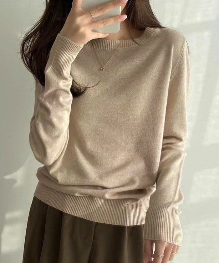 【ロワ/LOWO】のクルーネックリブニットプルオーバー インテリア・キッズ・メンズ・レディースファッション・服の通販 founy(ファニー) https://founy.com/ ファッション Fashion レディースファッション Fashion for Women トップス・カットソー Cut & Sew Tops ニット Knit Tops & Sweaters カジュアルプルオーバー・ニットトップス Pullovers & Knit Tops / Casual Pullovers 新作・新入荷 New Arrivals / New In インナー Innerwear フィット Fit, Slim Fit プチプライス・低価格 Affordable / Budget Price 冬 Winter / This Winter 秋 Autumn |ID: prp329100004465074 ipo3291000000031280382
