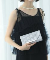 【ガール/GIRL】の2WAYサテン×ラメプリーツパーティーバッグ 人気、トレンドファッション・服の通販 founy(ファニー) ファッション Fashion レディースファッション Fashion for Women バッグ Bags 新作・新入荷 New Arrivals / New In おすすめ Recommended / Our Picks コンパクト Compact, Small Size サテン Satin, Glossy Fabric スマホ Smartphone, Mobile Device セレモニー Ceremony チェーン Chain, Chain Strap ハンカチ Handkerchief, Hanky フォーマル Formal, Dressy フラップ Flap, Flap Pocket プチプライス・低価格 Affordable / Budget Price プリーツ Pleats, Pleated 二次会 After Party 入学式 Entrance Ceremony 卒業式 Graduation Ceremony 結婚式 Wedding 財布 Wallet, Purse |ID:prp329100004481162