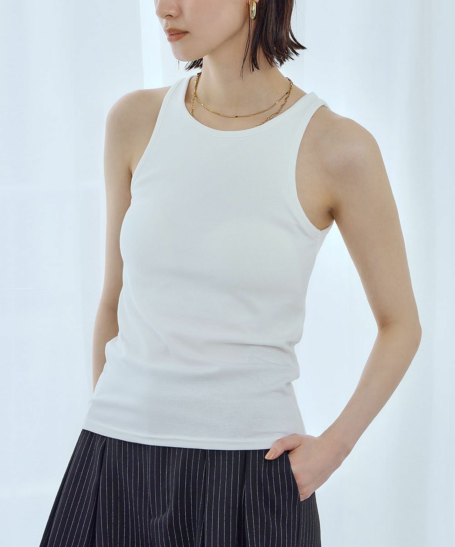 【アンピルーラ/Ampirula】の【2025SS】洗えるカップ付きアメリカンスリーブタンクトップ 人気、トレンドファッション・服の通販 founy(ファニー) 　ファッション　Fashion　レディースファッション　WOMEN　インナー　Inner　洗える　Washable　シンプル　Simple　スタイリッシュ　Stylish　フィット　Fit　リラックス　Relax　NEW・新作・新着・新入荷　New Arrivals　プチプライス・低価格　Affordable　2025年　2025　2025春夏・S/S　Ss,Spring/Summer,2025　 other-1|ID: prp329100004483512 ipo3291000000031607131