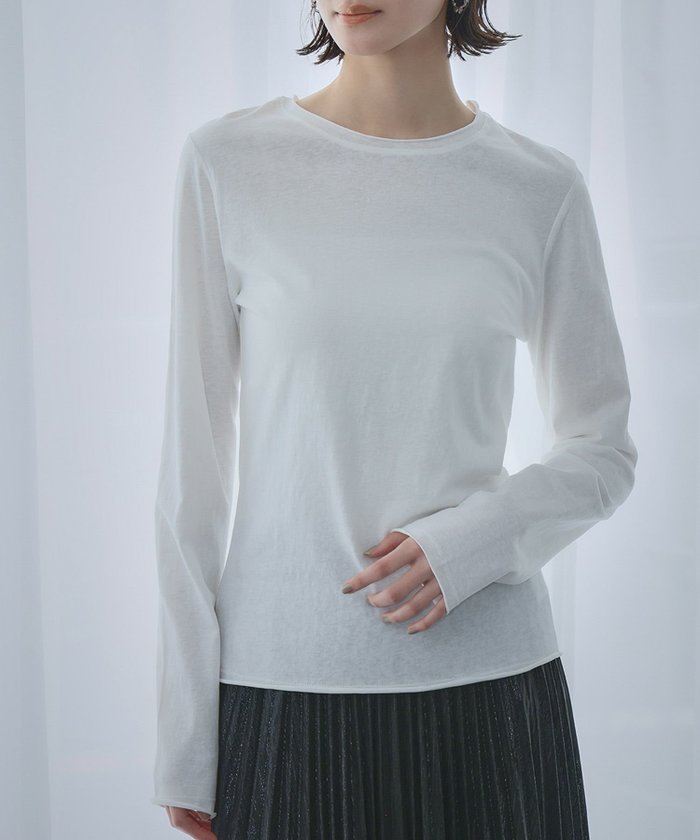 【ロワ/LOWO】の【2025SS】綿混シンプルカットソー インテリア・キッズ・メンズ・レディースファッション・服の通販 founy(ファニー) https://founy.com/ ファッション Fashion レディースファッション Fashion for Women トップス・カットソー Cut & Sew Tops カットソー・ベーシックTシャツ Cut-and-Sewn Tops / Stretch Tees & Basics 新作・新入荷 New Arrivals / New In 2025年 2025 2025春夏・S/S Spring/Summer 2025 SS25 インナー Innerwear カットソー Cut and Sewn Top シンプル Simple, Minimal フィット Fit, Slim Fit プチプライス・低価格 Affordable / Budget Price リラックス Relax, Relaxed Fit 定番 Standard, Basic Item 長袖 Long Sleeve, Full Sleeve |ID: prp329100004487592 ipo3291000000031635410