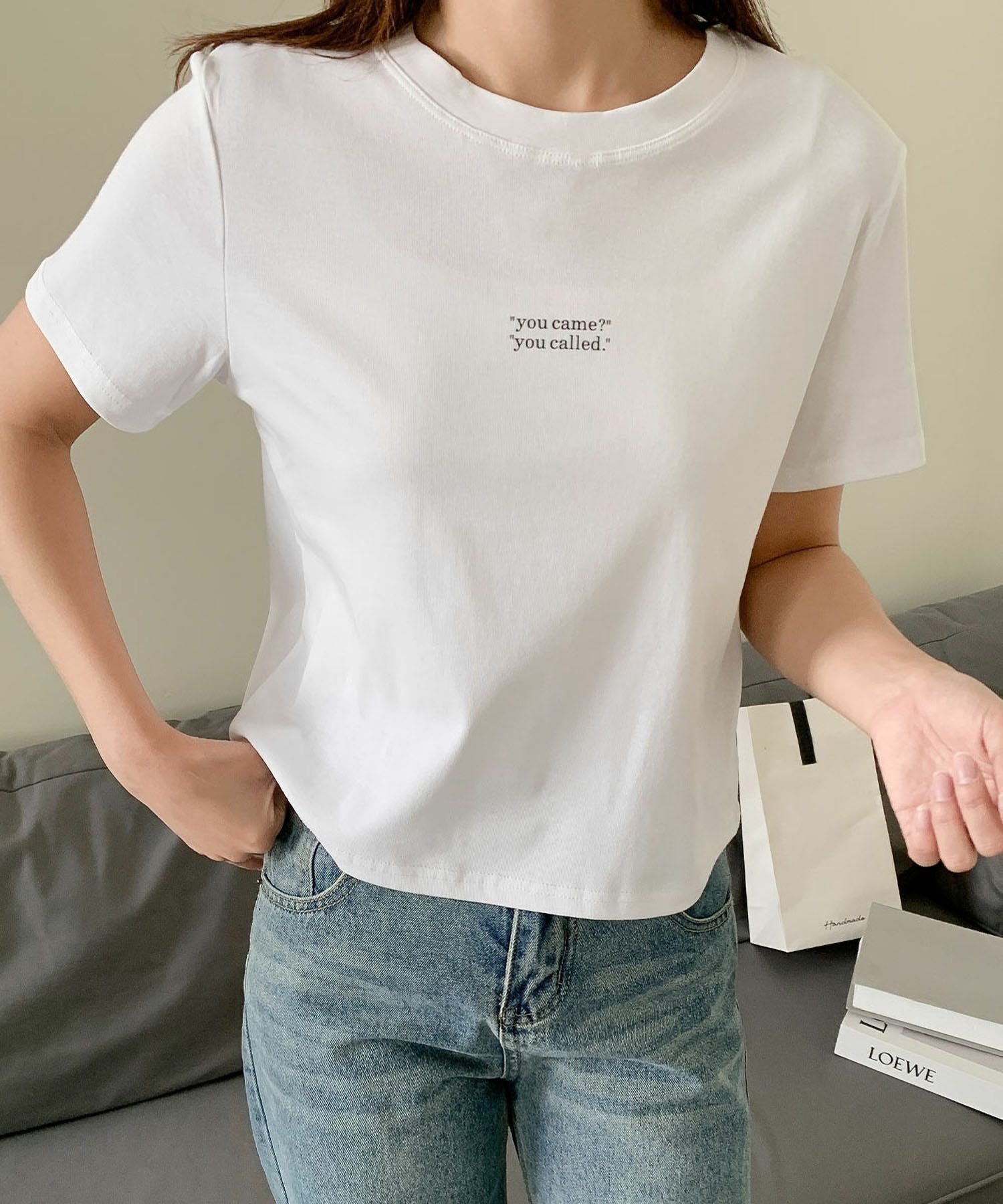 【ロワ/LOWO】の【2025SS】綿混英字プリントTシャツカットソー 人気、トレンドファッション・服の通販 founy(ファニー) 　ファッション　Fashion　レディースファッション　Fashion for Women　トップス・カットソー　Cut & Sew Tops　シャツ・ブラウス・オフィスカジュアル　Elegant Blouses & Button-Ups　ロングTシャツ・Tシャツ　Longline T-Shirts & Tees　カットソー・ベーシックTシャツ　Cut-and-Sewn Tops / Stretch Tees & Basics　新作・新入荷　New Arrivals / New In　2025年　2025　2025春夏・S/S　Spring/Summer 2025 SS25　カットソー　Cut and Sewn Top　ジャケット　Jacket, Outerwear　フロント　Front, Front Design　プチプライス・低価格　Affordable / Budget Price　プリント　Print, Printed Pattern　 other-1|ID: prp329100004535641 ipo3291000000032052390