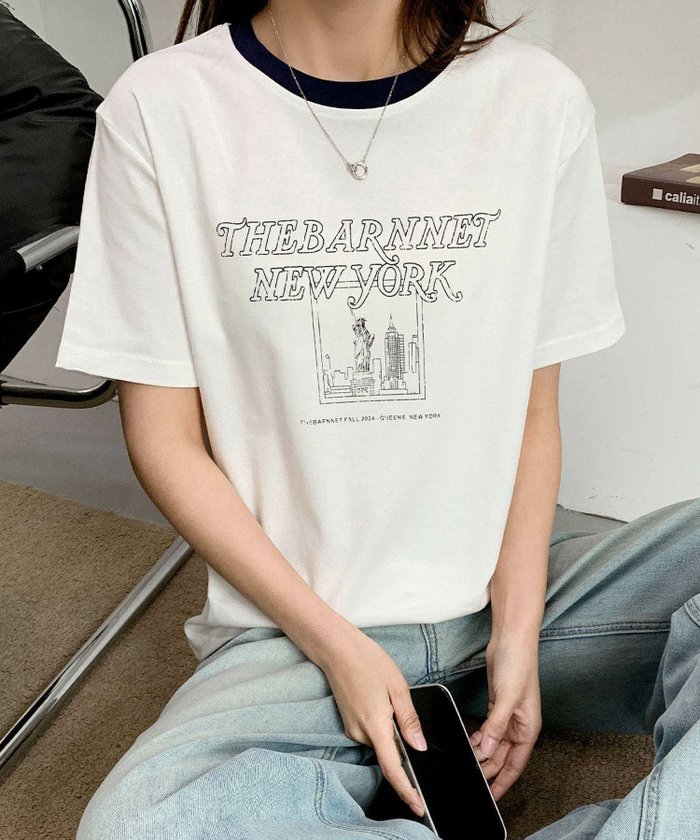 【ロワ/LOWO】の【2025SS】綿混フロントプリントTシャツカットソー インテリア・キッズ・メンズ・レディースファッション・服の通販 founy(ファニー) https://founy.com/ ファッション Fashion レディースファッション Fashion for Women トップス・カットソー Cut & Sew Tops シャツ・ブラウス・オフィスカジュアル Elegant Blouses & Button-Ups ロングTシャツ・Tシャツ Longline T-Shirts & Tees カットソー・ベーシックTシャツ Cut-and-Sewn Tops / Stretch Tees & Basics 新作・新入荷 New Arrivals / New In 2025年 2025 2025春夏・S/S Spring/Summer 2025 SS25 アメリカン American Style カットソー Cut and Sewn Top グラフィック Graphic, Graphic Design ジャケット Jacket, Outerwear フロント Front, Front Design プチプライス・低価格 Affordable / Budget Price プリント Print, Printed Pattern レトロ Retro, Vintage Style |ID: prp329100004537749 ipo3291000000032065133