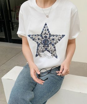 【ロワ/LOWO】 【2025SS】綿混モノクロスタープリントTシャツカットソー人気、トレンドファッション・服の通販 founy(ファニー) ファッション Fashion レディースファッション WOMEN トップス・カットソー Tops/Tshirt シャツ/ブラウス Shirts/Blouses ロング / Tシャツ T-Shirts カットソー Cut and Sewn NEW・新作・新着・新入荷 New Arrivals 2025年 2025 2025春夏・S/S Ss,Spring/Summer,2025 カットソー Cut And Sew フロント Front プチプライス・低価格 Affordable プリント Print モノトーン Monotone |ID:prp329100004539854