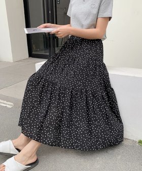 【ロワ/LOWO】 【2025SS】ドットティアードロング丈スカート人気、トレンドファッション・服の通販 founy(ファニー) ファッション Fashion レディースファッション WOMEN スカート Skirt NEW・新作・新着・新入荷 New Arrivals 2025年 2025 2025春夏・S/S Ss,Spring/Summer,2025 ジョーゼット Georgette ドット Dot フィット Fit プチプライス・低価格 Affordable プリーツ Pleats ロング Long |ID:prp329100004539855