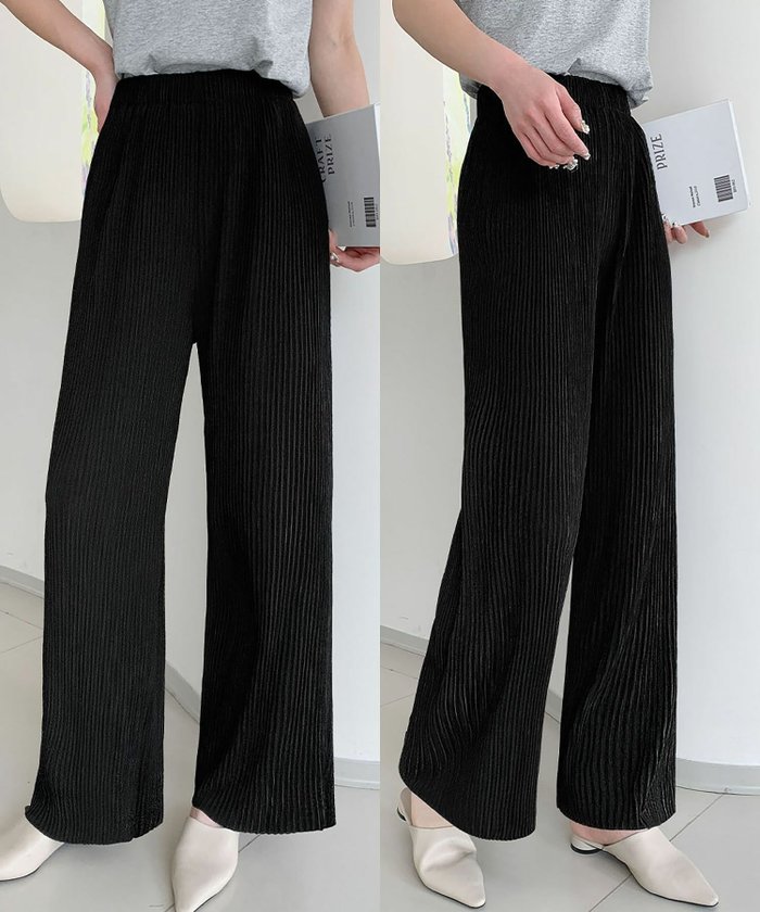 【ロワ/LOWO】のプリーツワイドパンツ インテリア・キッズ・メンズ・レディースファッション・服の通販 founy(ファニー) https://founy.com/ ファッション Fashion レディースファッション Fashion for Women パンツ Pants & Trousers 新作・新入荷 New Arrivals / New In プチプライス・低価格 Affordable / Budget Price |ID: prp329100004549698 ipo3291000000035502361