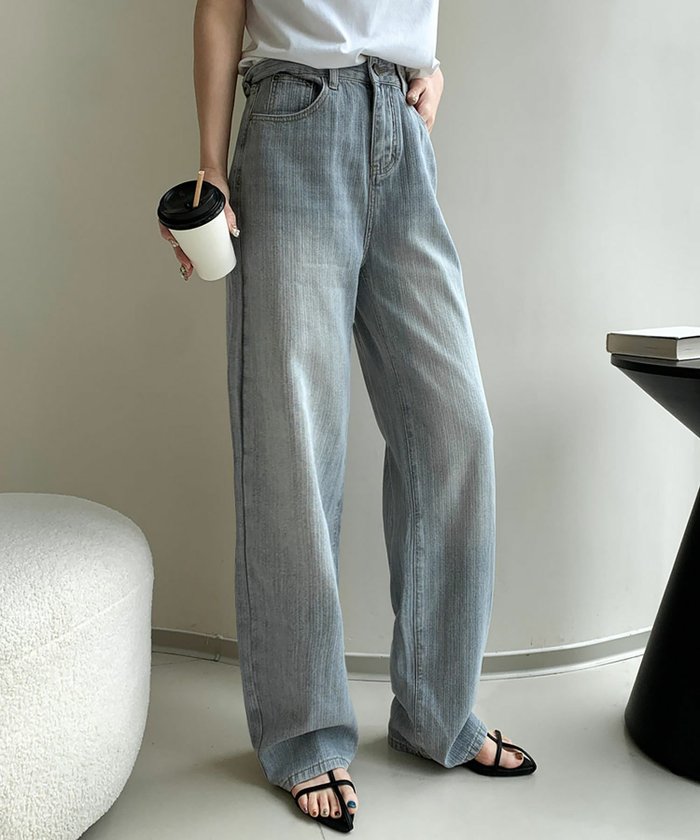 【ロワ/LOWO】の綿混ヴィンテージ風ストレートデニムパンツ インテリア・キッズ・メンズ・レディースファッション・服の通販 founy(ファニー) https://founy.com/ ファッション Fashion レディースファッション Fashion for Women パンツ Pants & Trousers デニムパンツ・ジーンズ・美脚デニム Denim Jeans & Pants 新作・新入荷 New Arrivals / New In プチプライス・低価格 Affordable / Budget Price ヴィンテージ Vintage Style |ID: prp329100004551995 ipo3291000000035899175