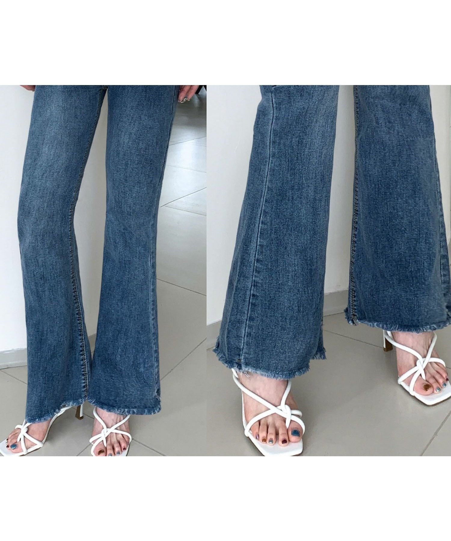 【ロワ/LOWO】の【2025SS】裾切りっぱなしデザインフレアシルエットデニムパンツ 人気、トレンドファッション・服の通販 founy(ファニー) 　ファッション　Fashion　レディースファッション　Fashion for Women　パンツ　Pants & Trousers　デニムパンツ・ジーンズ・美脚デニム　Denim Jeans & Pants　シンプル　Simple, Minimal　デニム　Denim, Jeans Material　フレア　Flare, Flared　新作・新入荷　New Arrivals / New In　プチプライス・低価格　Affordable / Budget Price　2025年　2025　2025春夏・S/S　Spring/Summer 2025 SS25　 other-1|ID: prp329100004552009 ipo3291000000032171563