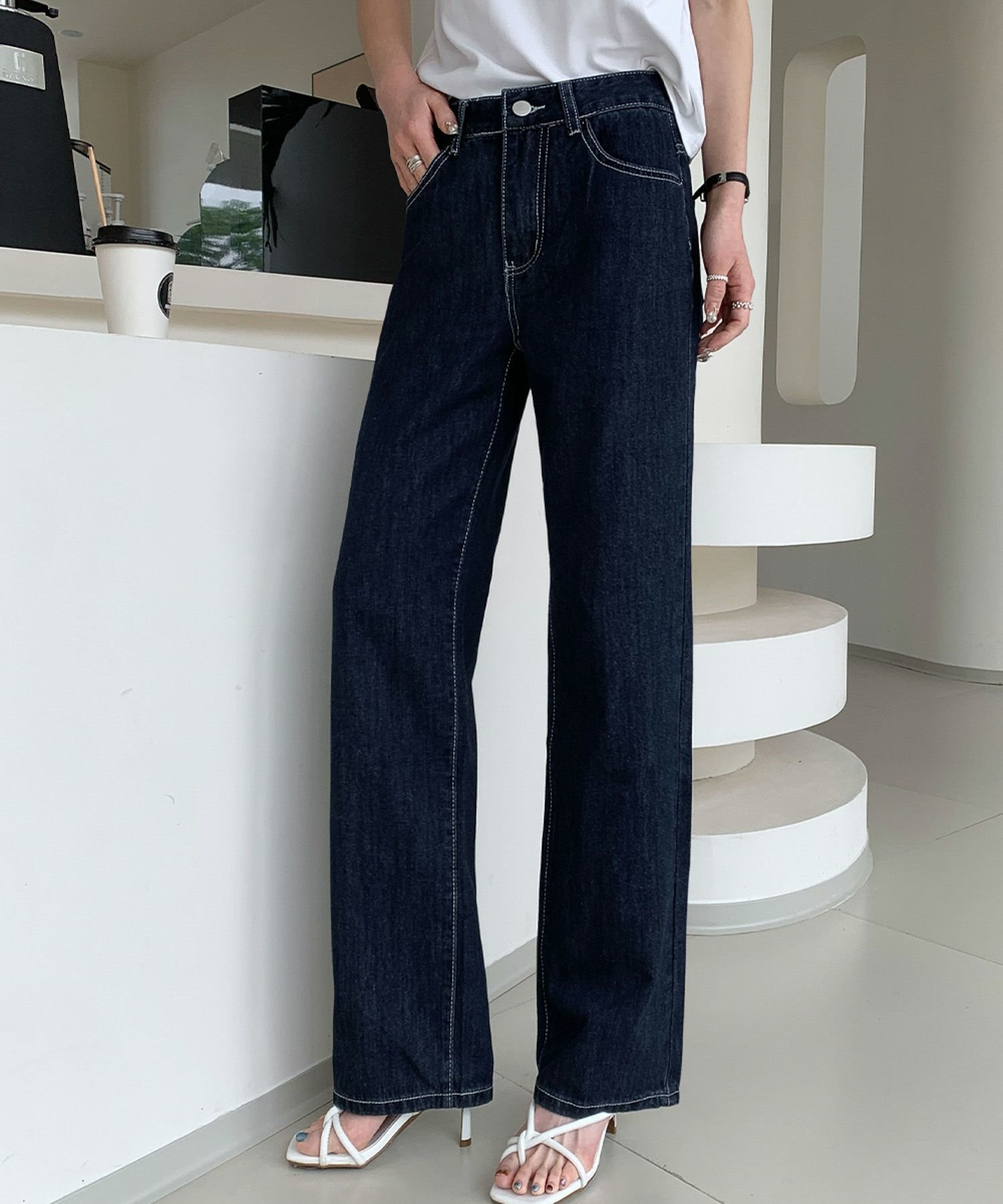 【ロワ/LOWO】の【2025SS】セミハイウエストワイドデニムパンツ 人気、トレンドファッション・服の通販 founy(ファニー) 　ファッション　Fashion　レディースファッション　Fashion for Women　パンツ　Pants & Trousers　デニムパンツ・ジーンズ・美脚デニム　Denim Jeans & Pants　今季　This Season, Current Season　スウェット / スエット　Sweatshirt, Sweatwear　トレンド　Trend, Trending Now　フィット　Fit, Slim Fit　リラックス　Relax, Relaxed Fit　新作・新入荷　New Arrivals / New In　プチプライス・低価格　Affordable / Budget Price　おすすめ　Recommended / Our Picks　2025年　2025　2025春夏・S/S　Spring/Summer 2025 SS25　 other-1|ID: prp329100004554249 ipo3291000000032188311