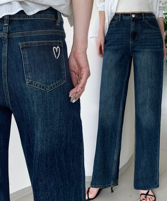 【ロワ/LOWO】の【2025SS】綿混ストレートデニムパンツ インテリア・キッズ・メンズ・レディースファッション・服の通販 founy(ファニー) https://founy.com/ ファッション Fashion レディースファッション Fashion for Women パンツ Pants & Trousers デニムパンツ・ジーンズ・美脚デニム Denim Jeans & Pants デニム Denim, Jeans Material フィット Fit, Slim Fit ワイド Wide, Wide Fit 新作・新入荷 New Arrivals / New In プチプライス・低価格 Affordable / Budget Price 2025年 2025 2025春夏・S/S Spring/Summer 2025 SS25 |ID: prp329100004558077 ipo3291000000032222513