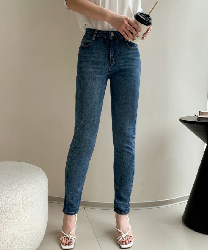 【ロワ/LOWO】の綿混ハイウエストスキニーデニムパンツ インテリア・キッズ・メンズ・レディースファッション・服の通販 founy(ファニー) https://founy.com/ ファッション Fashion レディースファッション Fashion for Women パンツ Pants & Trousers デニムパンツ・ジーンズ・美脚デニム Denim Jeans & Pants 新作・新入荷 New Arrivals / New In プチプライス・低価格 Affordable / Budget Price |ID: prp329100004558082 ipo3291000000036165420