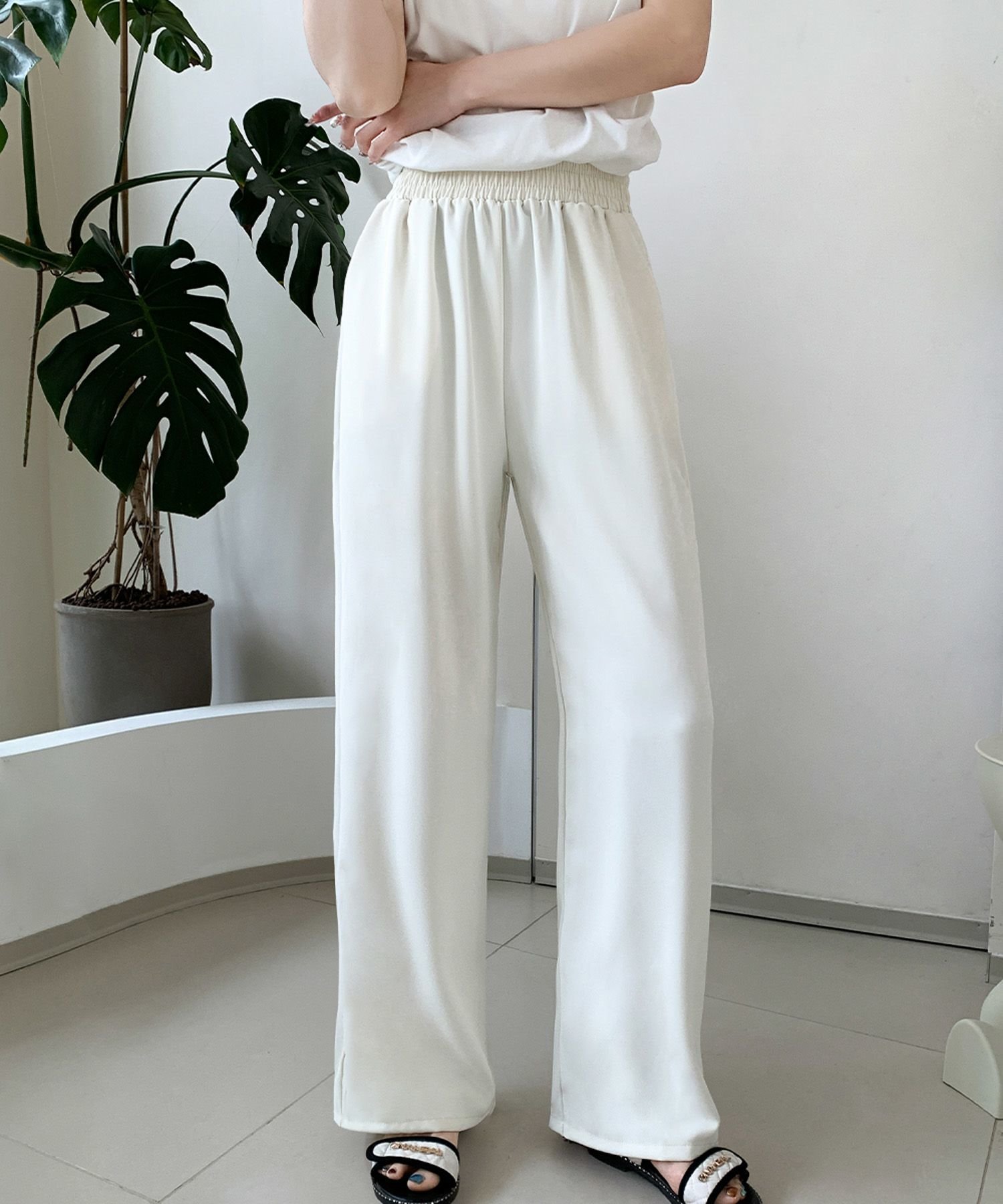 【ロワ/LOWO】のウエストギャザーワイドパンツ 人気、トレンドファッション・服の通販 founy(ファニー) 　ファッション　Fashion　レディースファッション　Fashion for Women　パンツ　Pants & Trousers　新作・新入荷　New Arrivals / New In　プチプライス・低価格　Affordable / Budget Price　 other-1|ID: prp329100004559464 ipo3291000000035502469