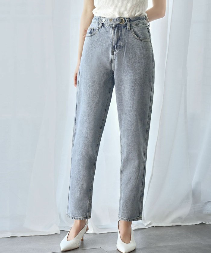 【アンピルーラ/Ampirula】のウエストベルトデザインテーパードデニムパンツ インテリア・キッズ・メンズ・レディースファッション・服の通販 founy(ファニー) https://founy.com/ ファッション Fashion レディースファッション Fashion for Women パンツ Pants & Trousers デニムパンツ・ジーンズ・美脚デニム Denim Jeans & Pants ベルト&ウエストマーク Belts & Waist Accessories 新作・新入荷 New Arrivals / New In プチプライス・低価格 Affordable / Budget Price |ID: prp329100004560876 ipo3291000000035900191