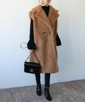 【エルフランク/ELFRANK】 ボアオーバーサイズビッグカラージレ人気、トレンドファッション・服の通販 founy(ファニー) ファッション Fashion レディースファッション WOMEN アウター Coat Outerwear トップス・カットソー Tops/Tshirt ベスト/ジレ Gilets/Vests NEW・新作・新着・新入荷 New Arrivals おすすめ Recommend インナー Inner ウォーム Worm タートル Turtle トレンド Trend ビッグ Big フォルム Form プチプライス・低価格 Affordable ベスト Vest ロング Long 今季 This Season A/W・秋冬 Aw・Autumn/Winter・Fw・Fall-Winter 防寒 Cold Protection |ID:prp329100004562703