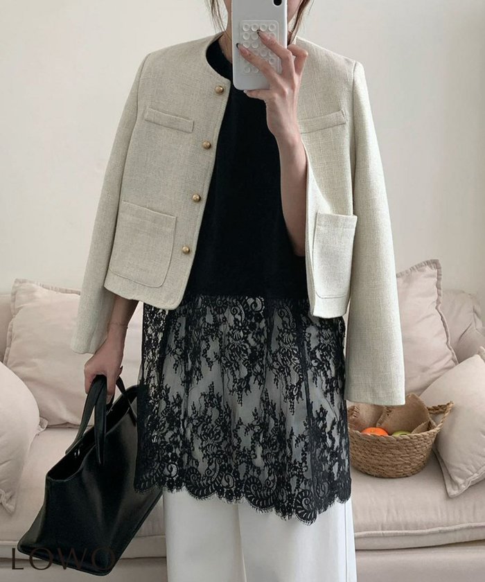 【ロワ/LOWO】の【2025SS】裾レースノースリーブカットソー インテリア・キッズ・メンズ・レディースファッション・服の通販 founy(ファニー) https://founy.com/ ファッション Fashion レディースファッション Fashion for Women トップス・カットソー Cut & Sew Tops キャミソール&ノースリーブ Camisoles & Sleeveless Tops カットソー・ベーシックTシャツ Cut-and-Sewn Tops / Stretch Tees & Basics 新作・新入荷 New Arrivals / New In 2025年 2025 2025春夏・S/S Spring/Summer 2025 SS25 おすすめ Recommended / Our Picks カットソー Cut and Sewn Top ノースリーブ Sleeveless, No-Sleeve フェミニン Feminine, Girly プチプライス・低価格 Affordable / Budget Price レース Lace, Lace Fabric エレガント 上品 Elegant |ID: prp329100004567882 ipo3291000000032311089