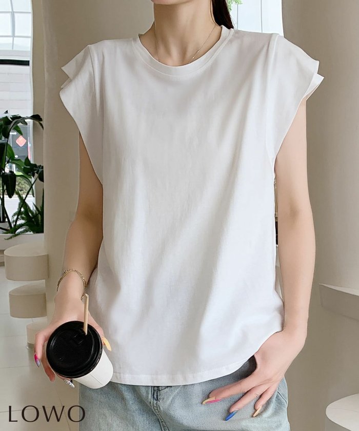 【ロワ/LOWO】の【2025SS】【綿100%使用】ニュアンスカラーフレンチスリーブTシャツカットソー インテリア・キッズ・メンズ・レディースファッション・服の通販 founy(ファニー) https://founy.com/ ファッション Fashion レディースファッション Fashion for Women トップス・カットソー Cut & Sew Tops シャツ・ブラウス・オフィスカジュアル Elegant Blouses & Button-Ups ロングTシャツ・Tシャツ Longline T-Shirts & Tees カットソー・ベーシックTシャツ Cut-and-Sewn Tops / Stretch Tees & Basics 新作・新入荷 New Arrivals / New In 2025年 2025 2025春夏・S/S Spring/Summer 2025 SS25 カットソー Cut and Sewn Top シンプル Simple, Minimal プチプライス・低価格 Affordable / Budget Price 無地 Plain, Solid Color |ID: prp329100004567891 ipo3291000000032311128