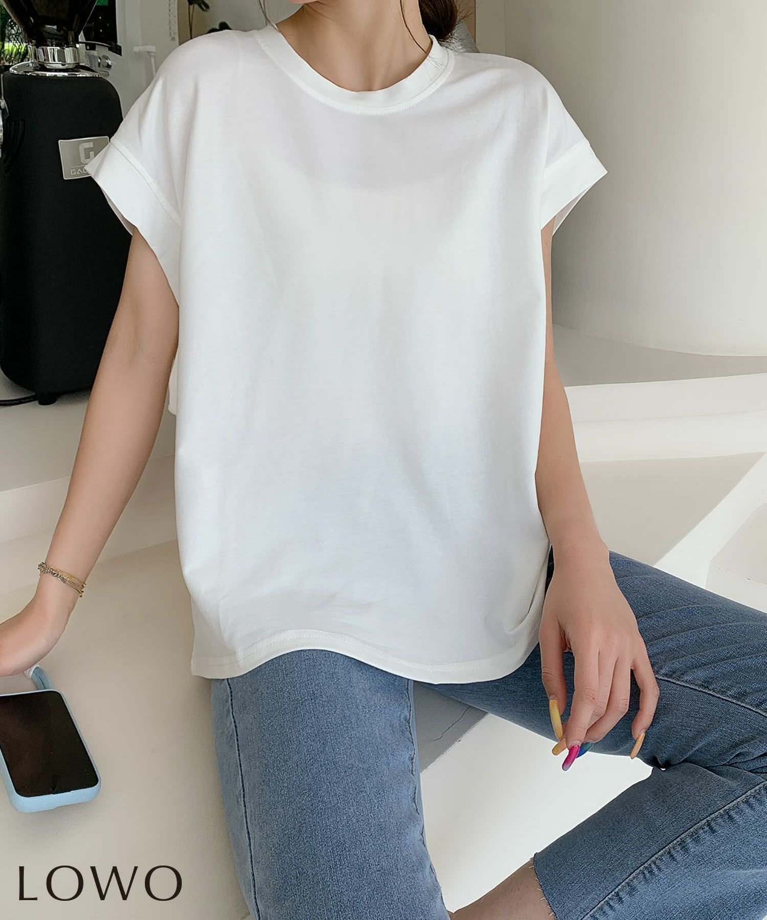 【ロワ/LOWO】の【2025SS】綿混ドルマンスリーブカットソー 人気、トレンドファッション・服の通販 founy(ファニー) 　ファッション　Fashion　レディースファッション　Fashion for Women　トップス・カットソー　Cut & Sew Tops　カットソー・ベーシックTシャツ　Cut-and-Sewn Tops / Stretch Tees & Basics　新作・新入荷　New Arrivals / New In　2025年　2025　2025春夏・S/S　Spring/Summer 2025 SS25　カットソー　Cut and Sewn Top　プチプライス・低価格　Affordable / Budget Price　楽ちん　Easy Fit, Comfortable　 other-1|ID: prp329100004567894 ipo3291000000032311154