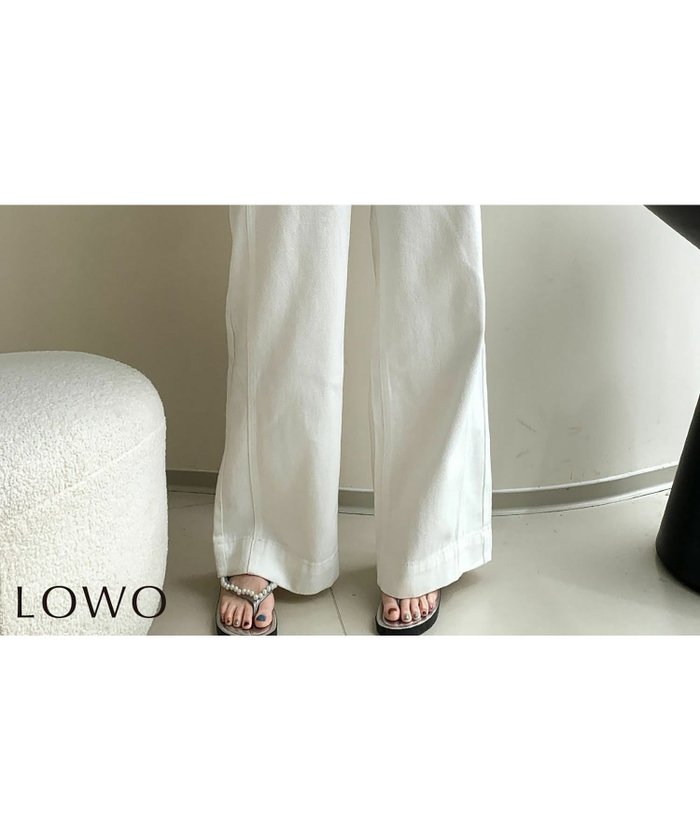【ロワ/LOWO】の【2025SS】【綿100%使用】【撥水】【防汚】ワイドシルエットホワイトデニムパンツ インテリア・キッズ・メンズ・レディースファッション・服の通販 founy(ファニー) https://founy.com/ ファッション Fashion レディースファッション Fashion for Women パンツ Pants & Trousers デニムパンツ・ジーンズ・美脚デニム Denim Jeans & Pants シンプル Simple, Minimal デニム Denim, Jeans Material リラックス Relax, Relaxed Fit ワイド Wide, Wide Fit 新作・新入荷 New Arrivals / New In プチプライス・低価格 Affordable / Budget Price 2025年 2025 2025春夏・S/S Spring/Summer 2025 SS25 |ID: prp329100004567895 ipo3291000000032311158