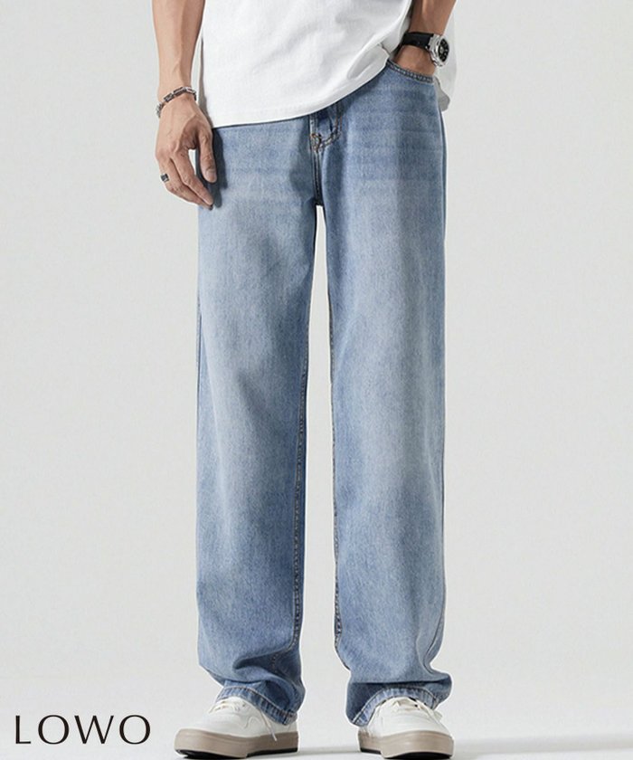 【ロワ/LOWO】の綿混ハイウエストメンズデニムパンツ インテリア・キッズ・メンズ・レディースファッション・服の通販 founy(ファニー) https://founy.com/ ファッション Fashion レディースファッション Fashion for Women パンツ Pants & Trousers デニムパンツ・ジーンズ・美脚デニム Denim Jeans & Pants 新作・新入荷 New Arrivals / New In プチプライス・低価格 Affordable / Budget Price |ID: prp329100004570505 ipo3291000000036165577