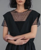 【ガール/GIRL】のドットチュールレース半袖シアーブラウス 人気、トレンドファッション・服の通販 founy(ファニー) ファッション Fashion レディースファッション WOMEN トップス・カットソー Tops/Tshirt シャツ/ブラウス Shirts/Blouses NEW・新作・新着・新入荷 New Arrivals シンプル Simple ドット Dot プチプライス・低価格 Affordable ロング Long エレガント 上品 Elegant 半袖 Short Sleeve |ID:prp329100004573329
