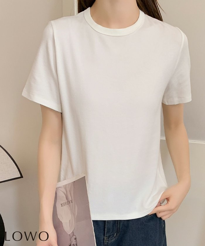 【ロワ/LOWO】の【2025SS】シンプル無地Tシャツカットソー インテリア・キッズ・メンズ・レディースファッション・服の通販 founy(ファニー) https://founy.com/ ファッション Fashion レディースファッション Fashion for Women トップス・カットソー Cut & Sew Tops シャツ・ブラウス・オフィスカジュアル Elegant Blouses & Button-Ups ロングTシャツ・Tシャツ Longline T-Shirts & Tees カットソー・ベーシックTシャツ Cut-and-Sewn Tops / Stretch Tees & Basics 新作・新入荷 New Arrivals / New In 2025年 2025 2025春夏・S/S Spring/Summer 2025 SS25 カットソー Cut and Sewn Top シンプル Simple, Minimal プチプライス・低価格 Affordable / Budget Price ベーシック Basic, Essential 無地 Plain, Solid Color |ID: prp329100004573335 ipo3291000000032366908