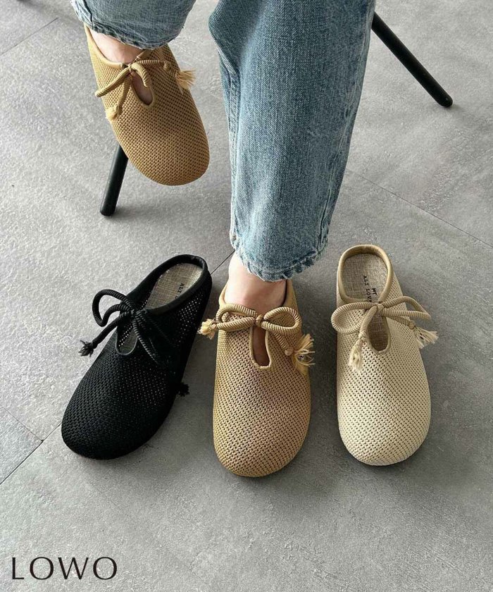 【ロワ/LOWO】の【2025SS】メッシュフラットサボサンダル インテリア・キッズ・メンズ・レディースファッション・服の通販 founy(ファニー) https://founy.com/ ファッション Fashion レディースファッション Fashion for Women 新作・新入荷 New Arrivals / New In 2025年 2025 2025春夏・S/S Spring/Summer 2025 SS25 サンダル Sandals, Summer Shoes プチプライス・低価格 Affordable / Budget Price メッシュ Mesh, Net Fabric リボン Ribbon, Bow A/W・秋冬 Autumn/Winter |ID: prp329100004584741 ipo3291000000032503693