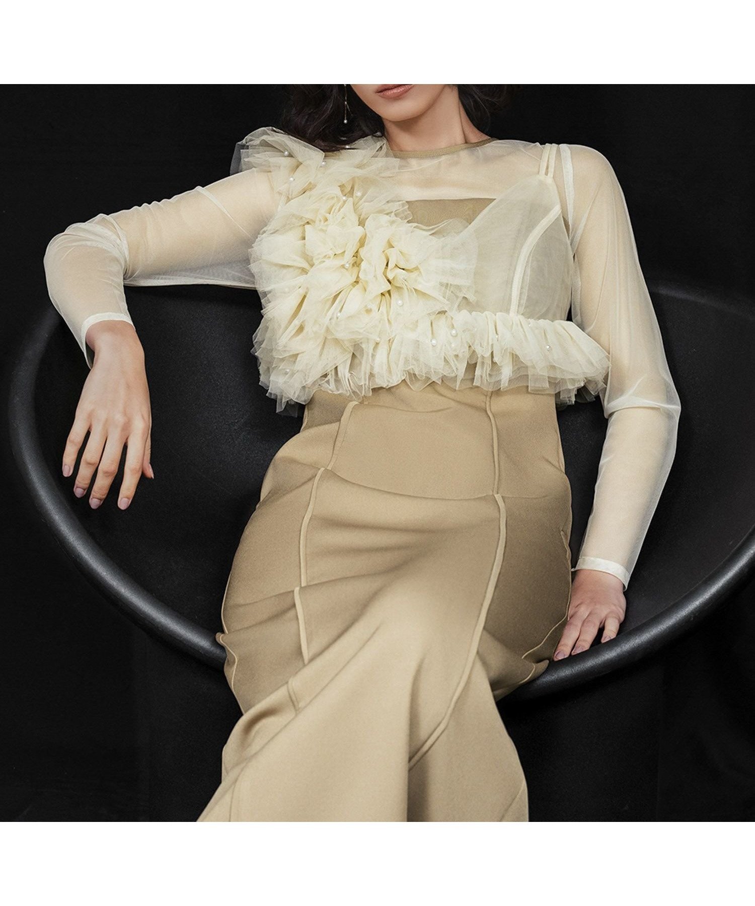 【ガール/GIRL】の【ANDRESD】パールチュールフリルビスチェ・ワンピース2点セット結婚式ドレス 人気、トレンドファッション・服の通販 founy(ファニー) 　ファッション　Fashion　レディースファッション　Fashion for Women　ワンピース　Dresses　フォーマル・パーティードレス・結婚式用ドレス　Elegant & Casual Dresses　新作・新入荷　New Arrivals / New In　ドレス　Dress, One-Piece　プチプライス・低価格　Affordable / Budget Price　結婚式　Wedding　 other-1|ID: prp329100004585789 ipo3291000000035501253