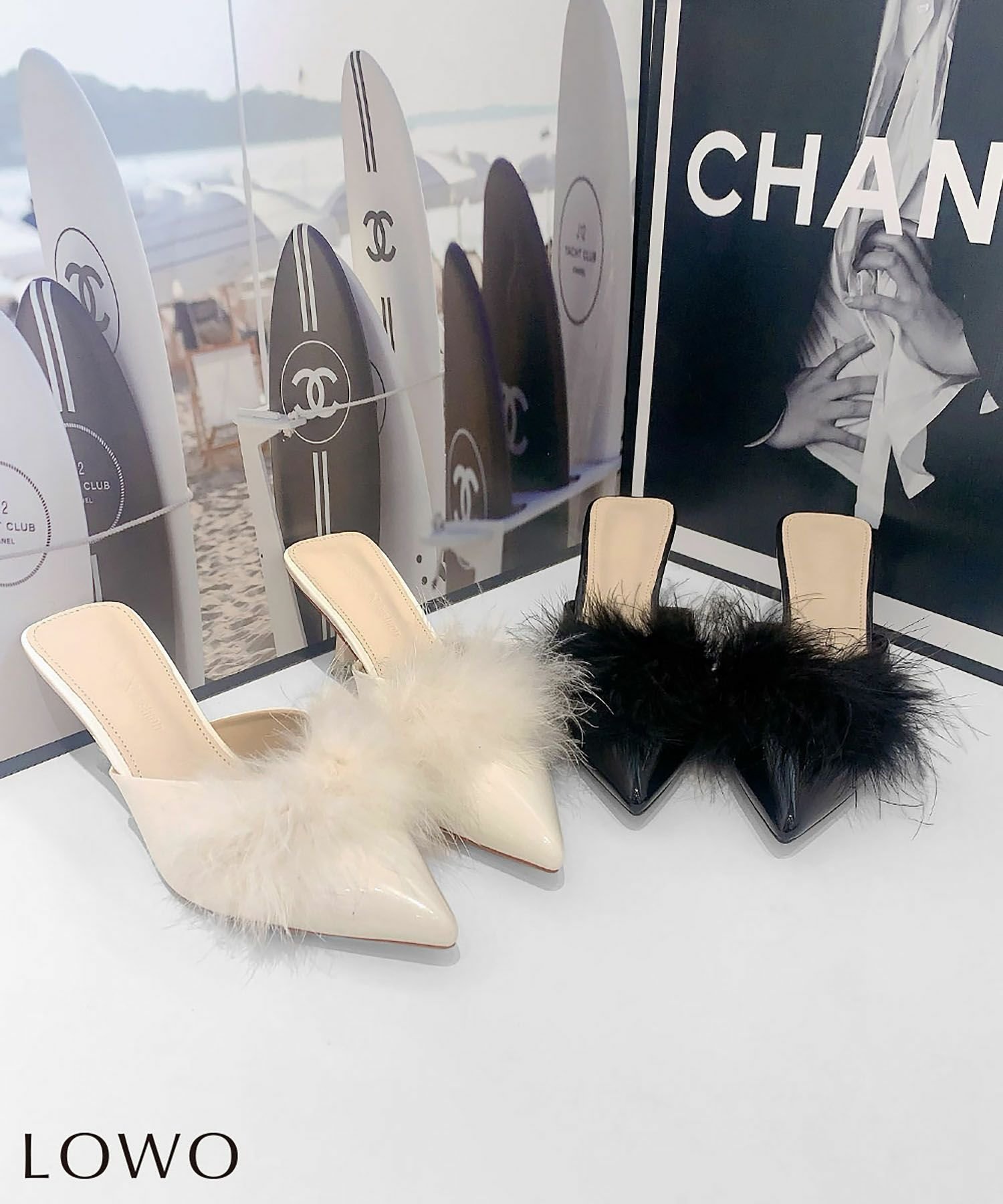 【ロワ/LOWO】の【2025SS】ファーポインテッドトゥミュール・サンダル 人気、トレンドファッション・服の通販 founy(ファニー) 　ファッション　Fashion　レディースファッション　Fashion for Women　新作・新入荷　New Arrivals / New In　2025年　2025　2025春夏・S/S　Spring/Summer 2025 SS25　シンプル　Simple, Minimal　ジーンズ　Jeans, Denim Pants　プチプライス・低価格　Affordable / Budget Price　ミュール　Mule, Backless Shoes　 other-1|ID: prp329100004585802 ipo3291000000032516259
