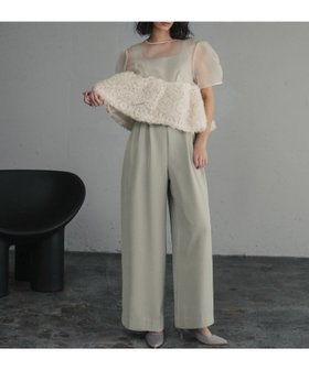 【ガール/GIRL】のオーガンジー裾フリルトップス・オールインワンパンツ2点セットパーティードレス 人気、トレンドファッション・服の通販 founy(ファニー) ファッション Fashion レディースファッション Ladies' Fashion Online パンツ Pants インナー Inner オケージョン Occasion オーガンジー Organdy スクエア Square スリーブ Sleeve セットアップ Set Up デコルテ Decolletage ドレス Dress ドロップ Drop バランス Balance フリル Frills ペプラム Peplum ワイド Wide NEW・新作・新着・新入荷 New Arrivals プチプライス・低価格 Affordable エレガント 上品 Elegant |ID:prp329100004585808